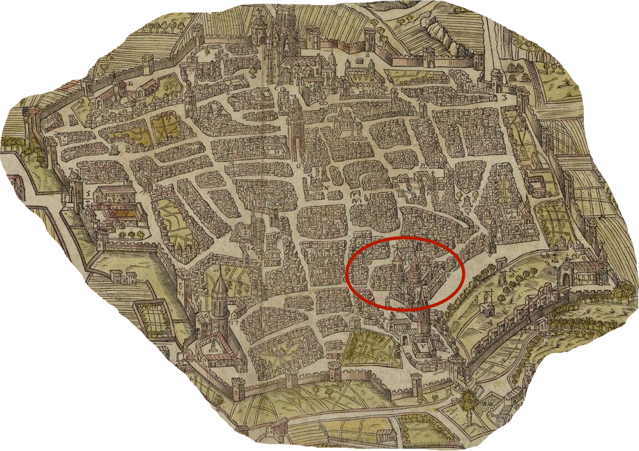 L'emplacement de la maison templière d'Aix