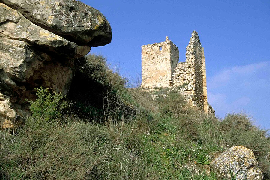 Les ruines du château d'Ascó