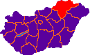Hongrie, comitat de Borsod-Abaúj-Zemplén