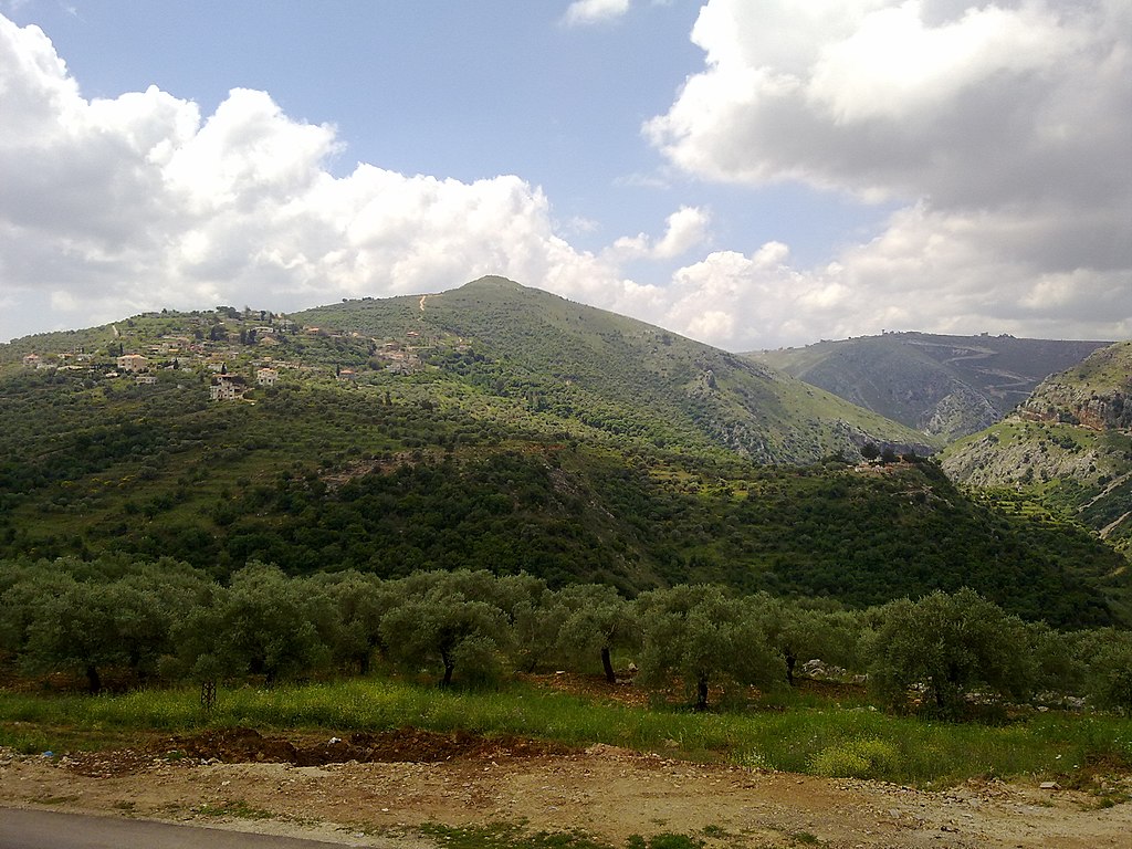 Le paysage près de Marj Ayoun