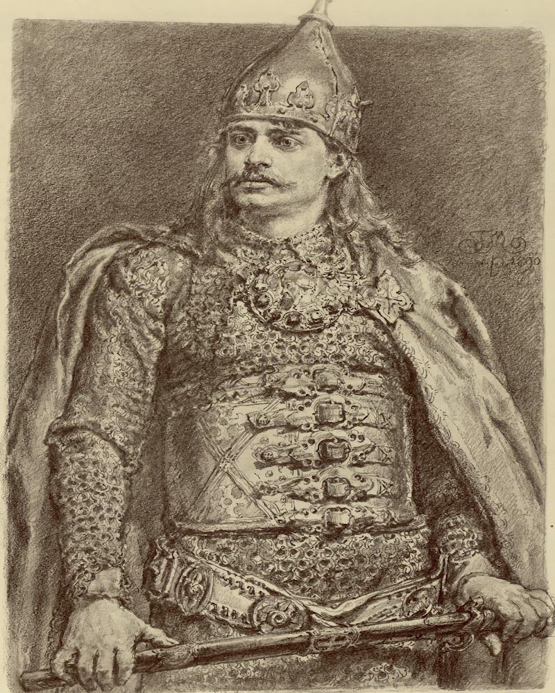 Bolesław III 'Krzywousty' dans 'Poczet królów i książąt polskich'