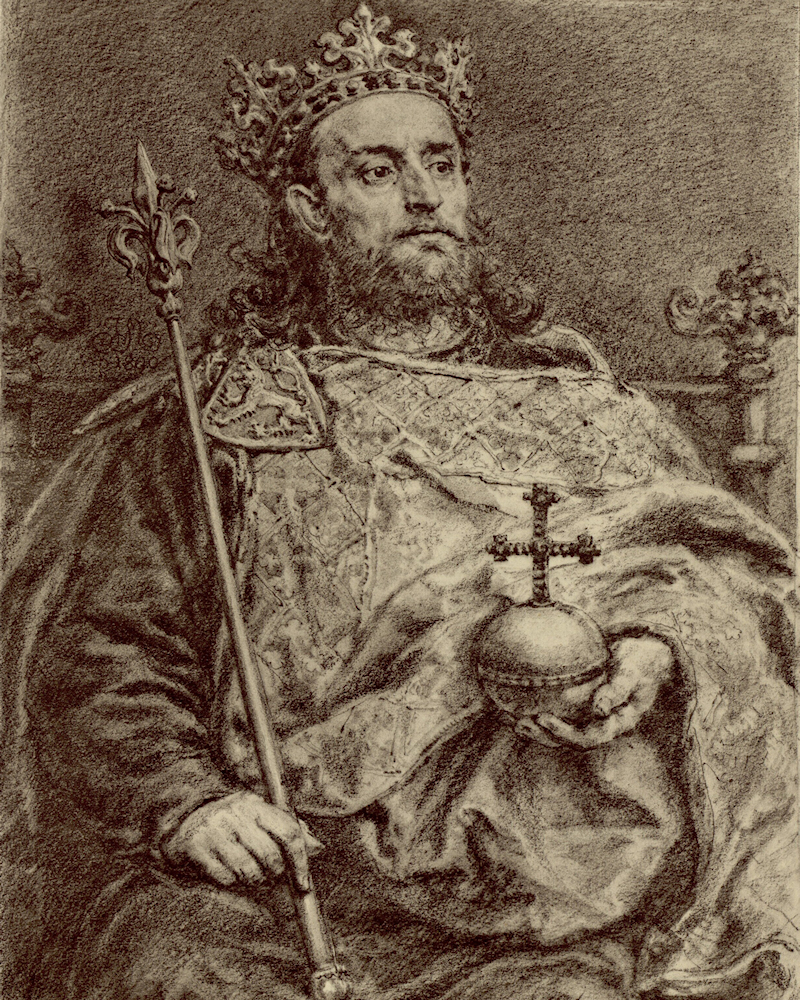 Wacław II dans 'Poczet królów i książąt polskich'