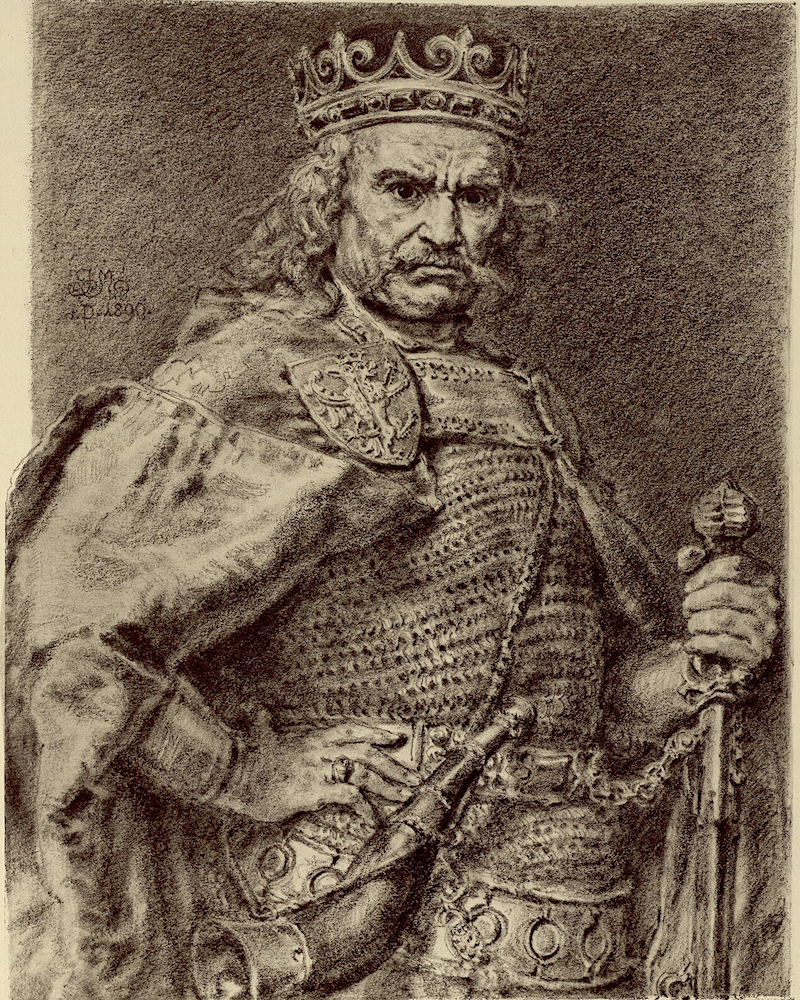 Władysław IV Łokietek dans 'Poczet królów i książąt polskich'