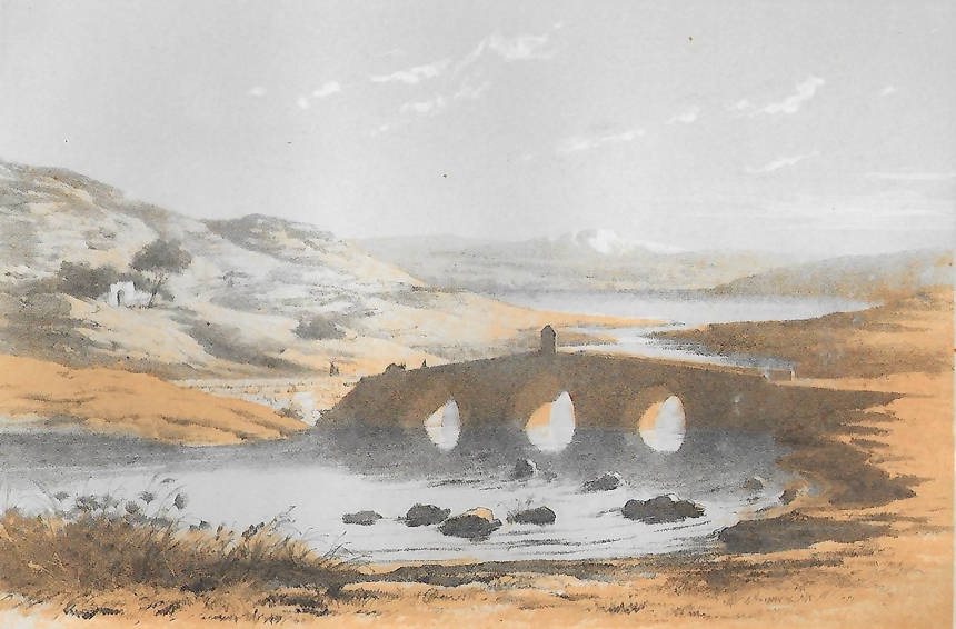 Le Pont de Jacob par Johann Martin Bernatz (1802–1878)