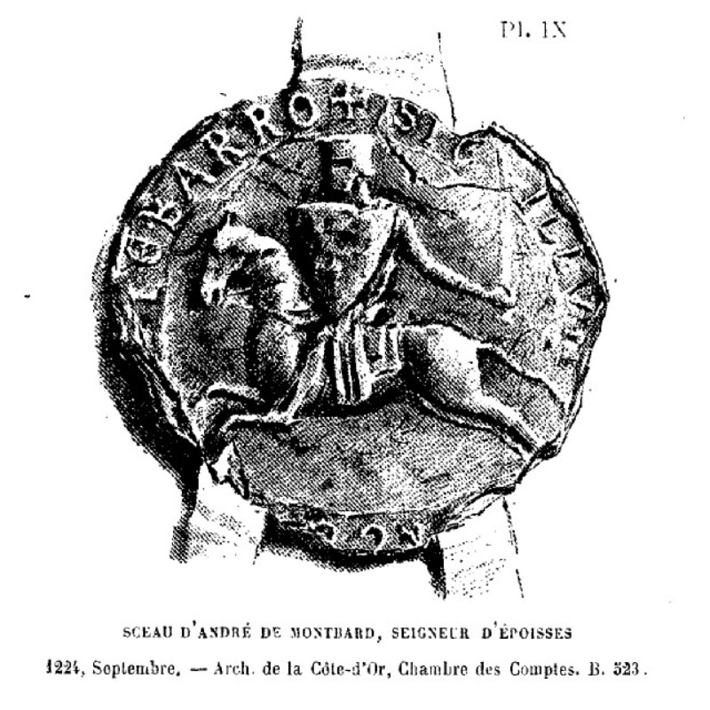 Sceau de André de Montbard