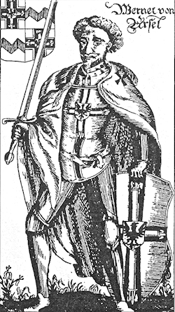 Source : Poczet Wielkich Mistrzòw Krzyzackich - Pawel Pizunski, Wydawnictwo 'Arenga'