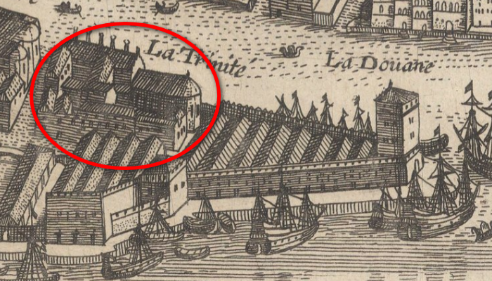 L'emplacement de la commanderie Teutonique de Venise